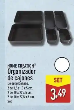 ALDI HOME CREATION Organizador de cajones oferta