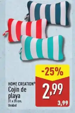 ALDI HOME CREATION Cojín de playa oferta