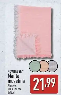 ALDI NOVITESSE Manta muselina oferta