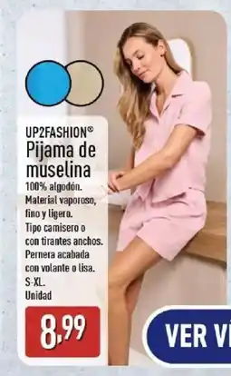 ALDI UP2FASHION Pijama de muselina oferta