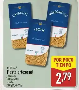 ALDI CUCINA Pasta artesanal oferta