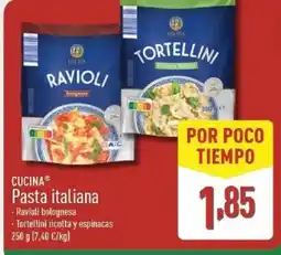 ALDI CUCINA Pasta italiana oferta