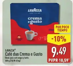 ALDI LAVAZZA Café duo Crema e Gusto oferta