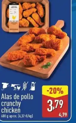 ALDI Alas de pollo crunchy chicken oferta