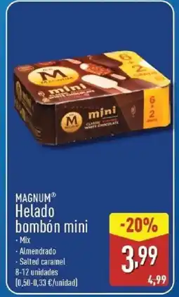 ALDI MAGNUM Helado bombón mini oferta