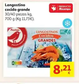 Alcampo Langostino cocido grande oferta