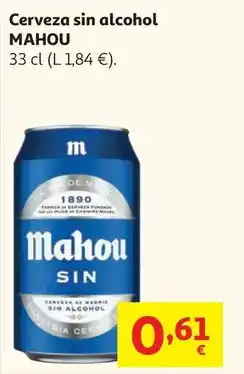 Alcampo Mahou - cerveza sin alcohol oferta