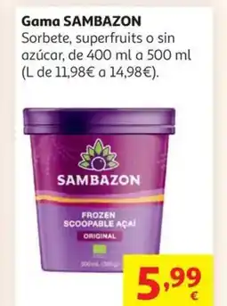 Alcampo SAMBAZON Gama oferta