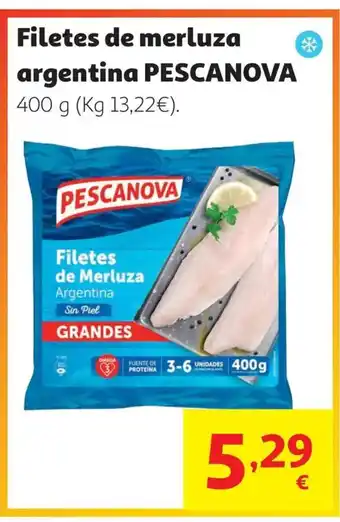 Alcampo PESCANOVA Filetes de merluza argentina oferta