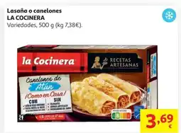 Alcampo LA COCINERA Lasaña o canelones oferta