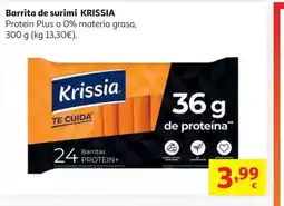 Alcampo KRISSIA Barrita de surimi oferta
