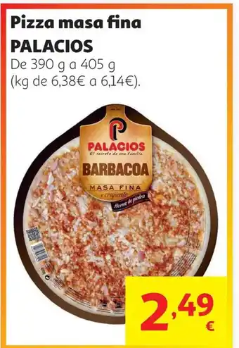 Alcampo PALACIOS Pizza masa fina oferta
