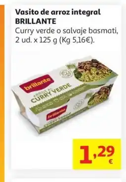Alcampo BRILLANTE Vasito de arroz integral oferta