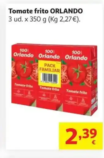 Alcampo ORLANDO Tomate frito oferta