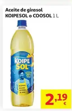 Alcampo KOIPESOL O COOSOL Aceite de girasol oferta