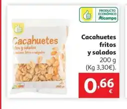 Alcampo Cacahuetes fritos y salados oferta