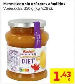 Alcampo Mermelada sin azúcares añadidos oferta