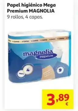Alcampo MAGNOLIA Papel higiénico Mega Premium oferta