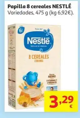 Alcampo NESTLÉ Papilla 8 cereales oferta