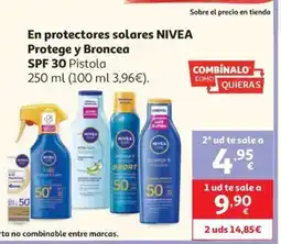 Alcampo NIVEA En protectores solares Protege y Broncea SPF 30 oferta