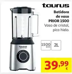 Alcampo TAURUS Batidora de vaso PRIOR 1500 oferta