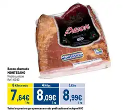 Makro MONTESANO Bacon ahumado oferta