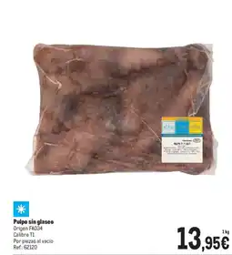 Makro Pulpo sin glaseo oferta