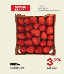 El Corte Inglés Fresa oferta
