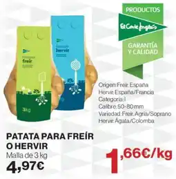 El Corte Inglés Patata para freír o hervir oferta
