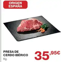 El Corte Inglés Presa de cerdo ibérico oferta