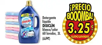 Disiclin Detergente líquido blanco/color 60 lavados
