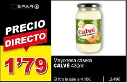 SPAR Calvé Mayonesa casera oferta