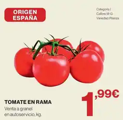 El Corte Inglés Tomate en rama oferta
