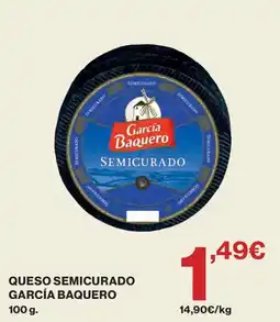El Corte Inglés García Baquero Queso semicurado oferta