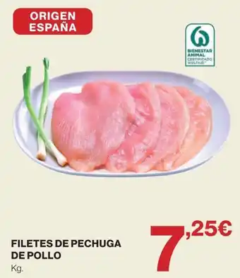 El Corte Inglés Filetes de pechuga de pollo oferta