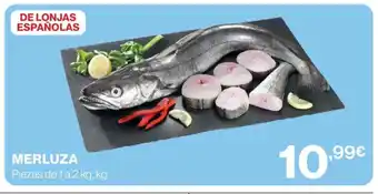 El Corte Inglés Merluza oferta