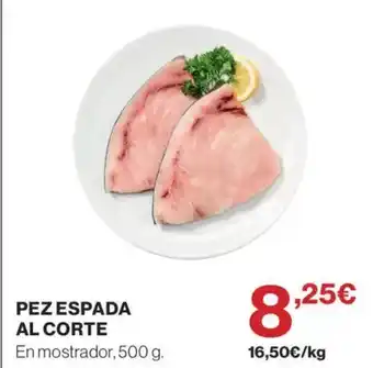 El Corte Inglés Pez espada al corte oferta