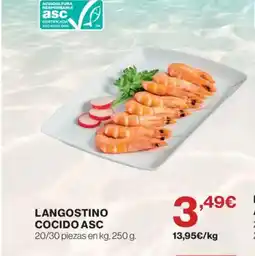 El Corte Inglés Langostino cocido asc oferta