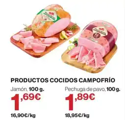 El Corte Inglés CAMPOFRÍO Productos cocido oferta