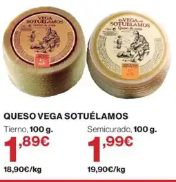 El Corte Inglés VEGA SOTUÉLAMOS Queso oferta