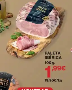 El Corte Inglés Paleta ibérica oferta