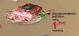 El Corte Inglés Bacon ahumado natural oferta