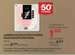 El Corte Inglés FRIAL Jamón cocido extra duroc gran selección oferta