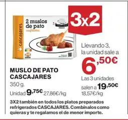 El Corte Inglés CASCAJARES Muslo de pato oferta