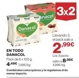 El Corte Inglés DANACOL En todo oferta