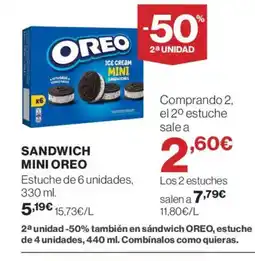 El Corte Inglés OREO Sandwich mini oferta