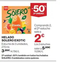 El Corte Inglés Helado solero exotic oferta