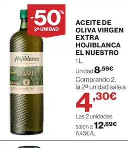 El Corte Inglés Aceite de oliva virgen extra hojiblanca el nuestro oferta