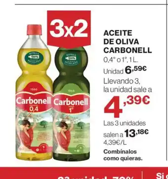 El Corte Inglés CARBONELL Aceite de oliva oferta