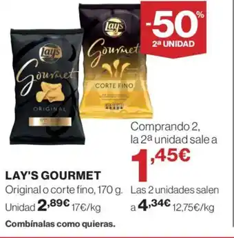 El Corte Inglés LAY'S Gourmet oferta